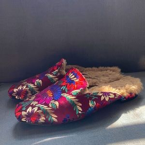 Joie Silk slippers, brocade women’s EU 35